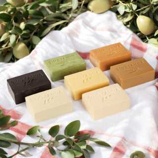 Bouquet of Four Olive-Oil Soaps by Sindyanna