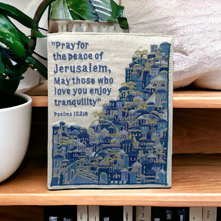 Jerusalem Psalm Wall Tapestry