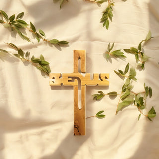 Olivewood JESUS Cross